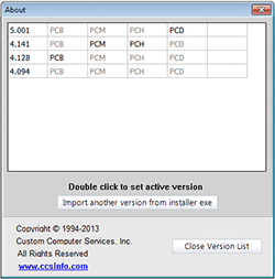 Multiple Compiler Versions